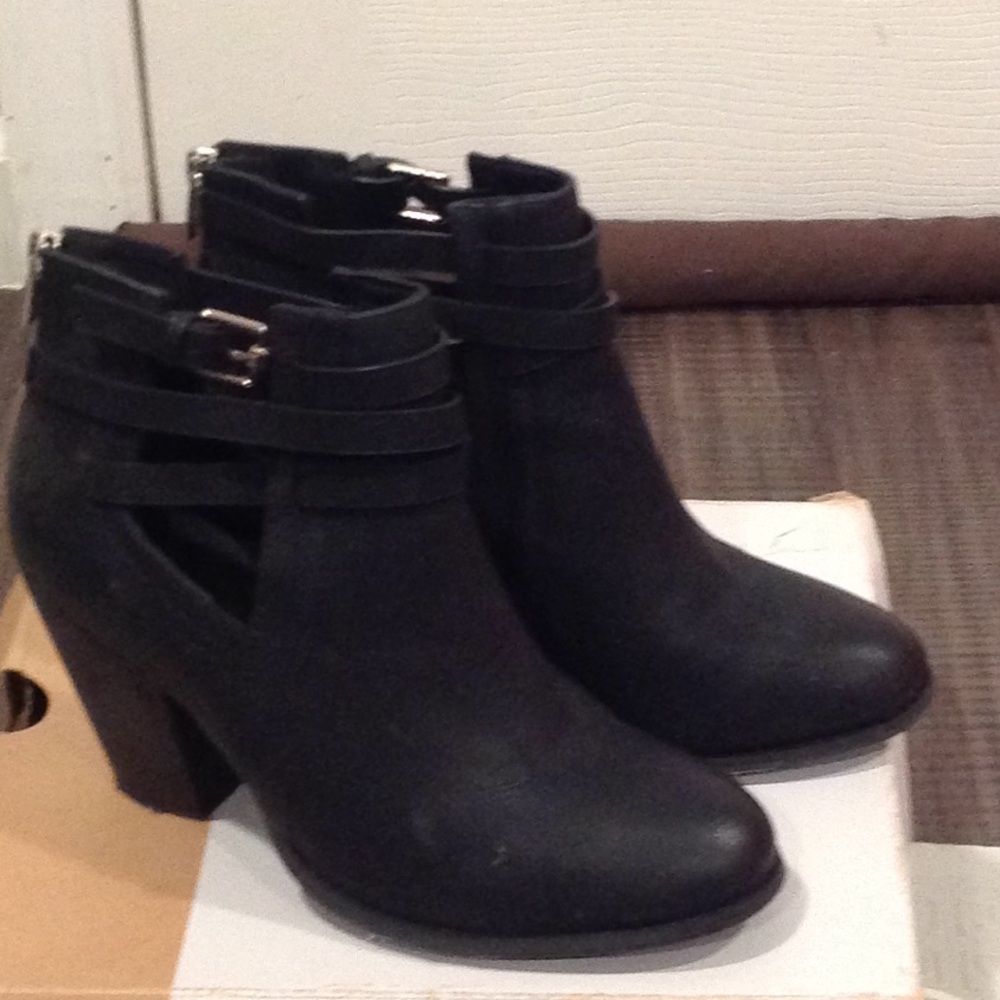 Black ankle boots